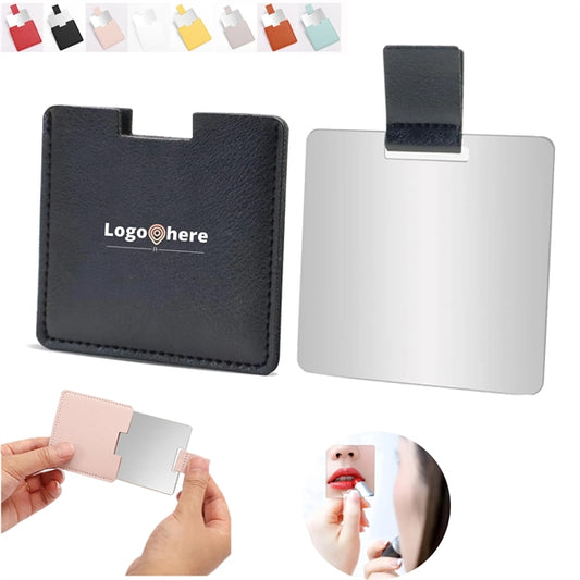 Unbreakable Mirror With Leather Case