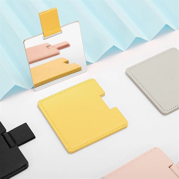 Unbreakable Mirror With Leather Case