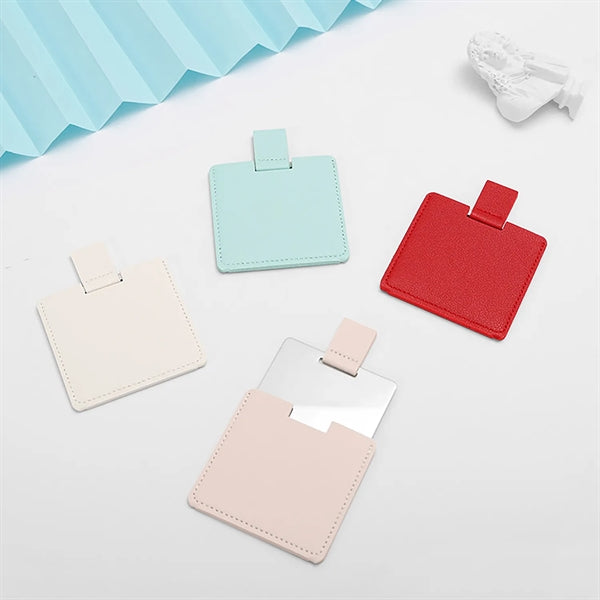 Unbreakable Mirror With Leather Case