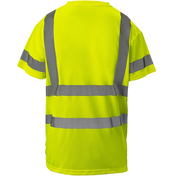 Hi-Viz Class 3 Reflective Tape Safety Workwear Shirt Pocket