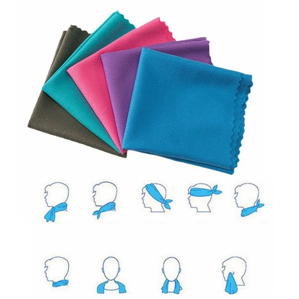 Quick Drying Cooling Towel With Silicone Case