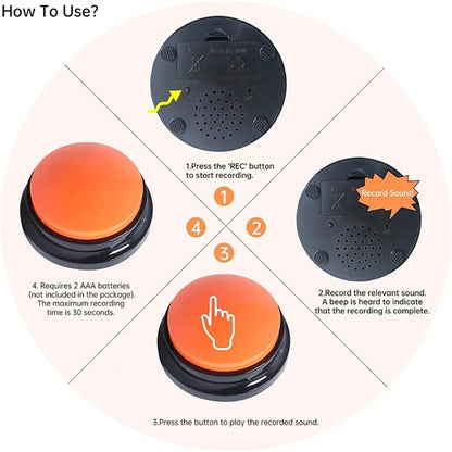Pet Voice Recording Button