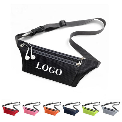 Waterproof Fanny pack With 3-Zipper Pockets