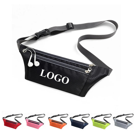 Waterproof Fanny pack With 3-Zipper Pockets