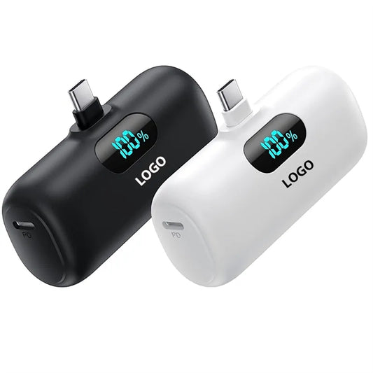 5000mAh LCD Display Mini Power Bank