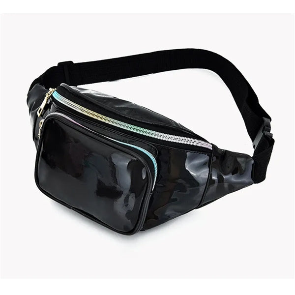 Holographic Fanny Pack Multi-Pockets