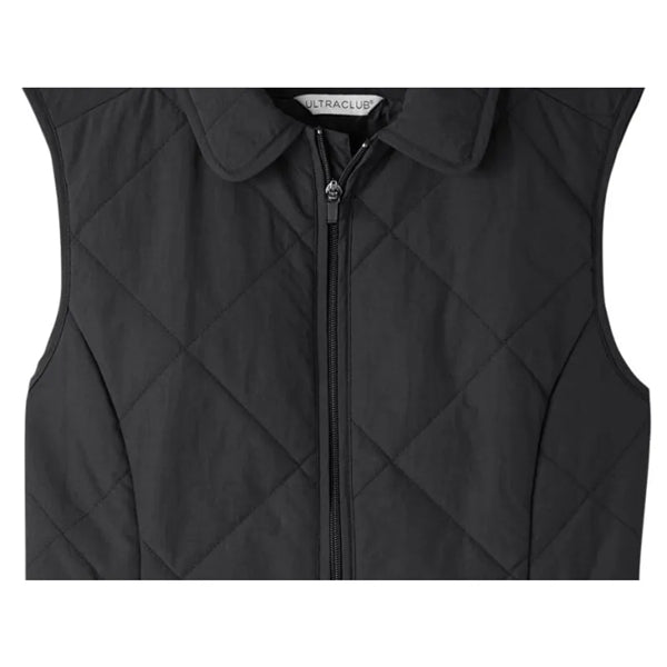 UltraClub Ladies' Dawson Quilted Hacking Vest