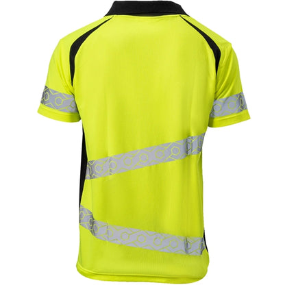 Class 3 Hi Viz Breathable Segmented Tape Safety Polo