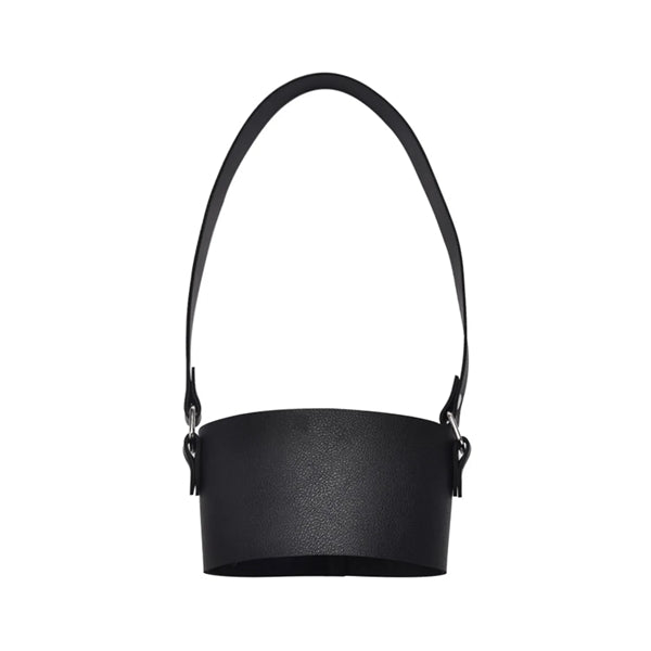 Leather Tumbler Carrier Holder Sleeve with Carrying Handle