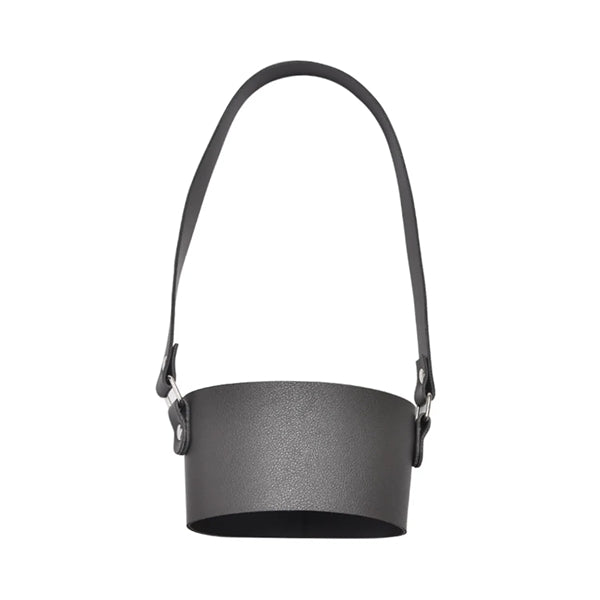 Leather Tumbler Carrier Holder Sleeve with Carrying Handle