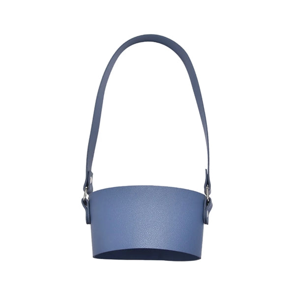 Leather Tumbler Carrier Holder Sleeve with Carrying Handle