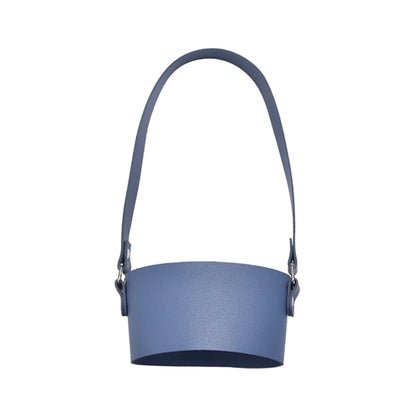 Leather Tumbler Carrier Holder Sleeve with Carrying Handle