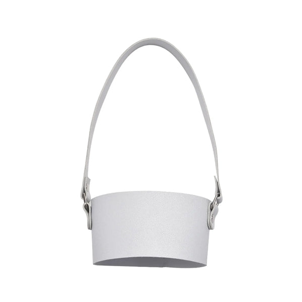 Leather Tumbler Carrier Holder Sleeve with Carrying Handle