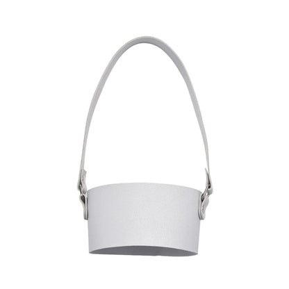 Leather Tumbler Carrier Holder Sleeve with Carrying Handle