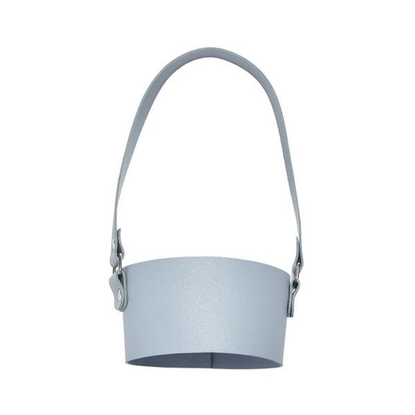 Leather Tumbler Carrier Holder Sleeve with Carrying Handle