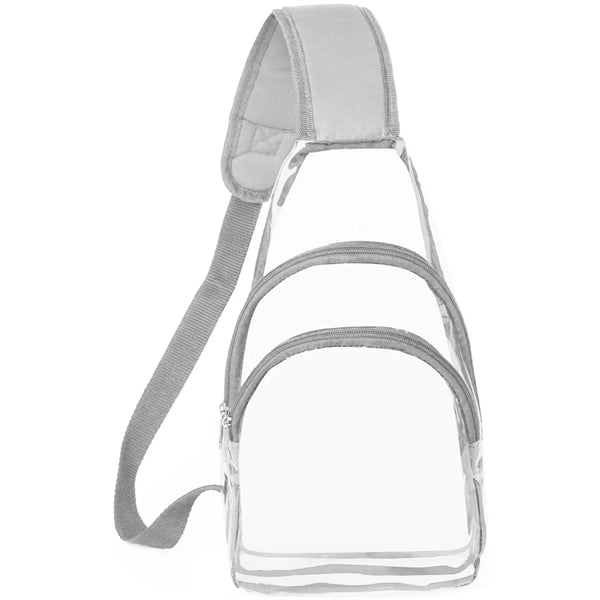 Sling Travel Clear Bag PVC Transparent Crossbody Backpack