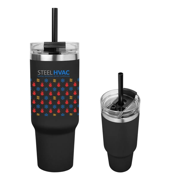 40 Oz. Full Color Naomi Intrepid Stainless Steel Tumbler