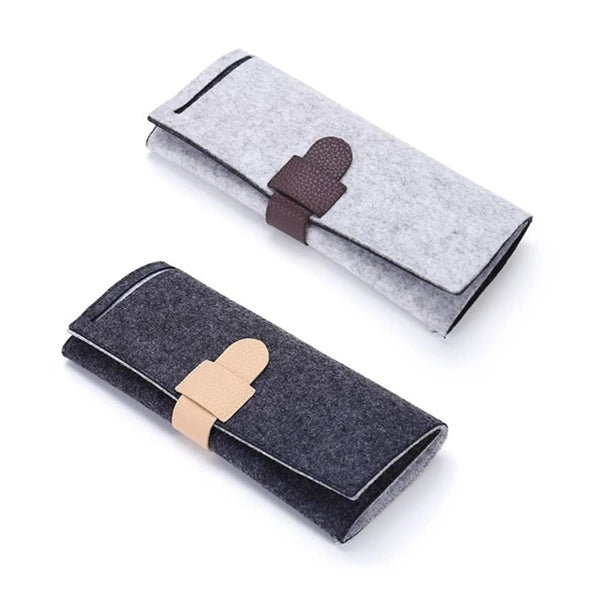 Portable Rollable Felt Jewelry Bag