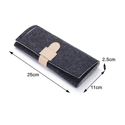 Portable Rollable Felt Jewelry Bag