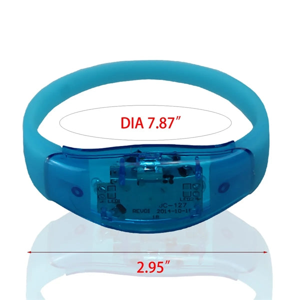 Promotional Sound Activated Bracelets Bangle LED Wristbands