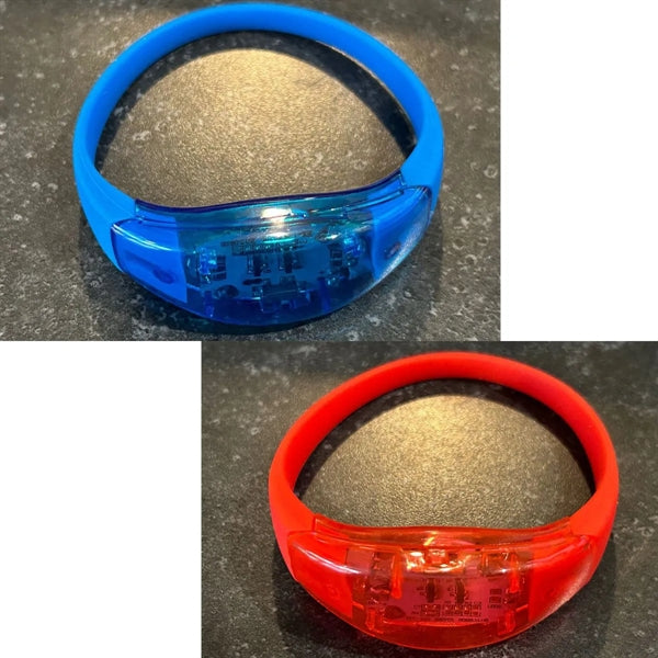 Promotional Sound Activated Bracelets Bangle LED Wristbands