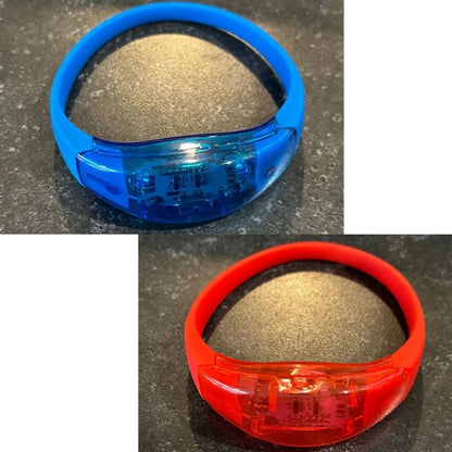 Promotional Sound Activated Bracelets Bangle LED Wristbands