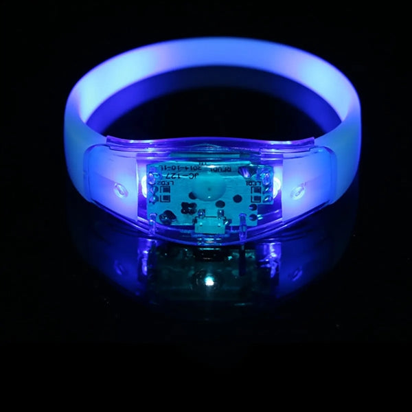 Promotional Sound Activated Bracelets Bangle LED Wristbands