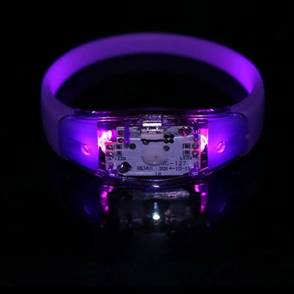 Promotional Sound Activated Bracelets Bangle LED Wristbands