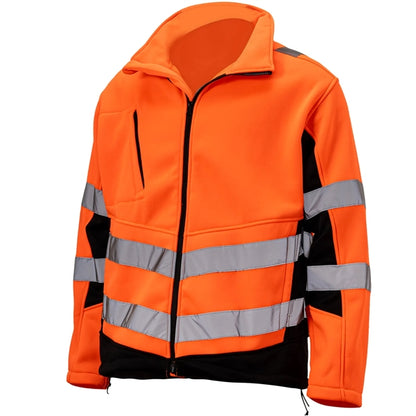 Premium Hi Vis Reflective Tape Safety Full Zip Jacket