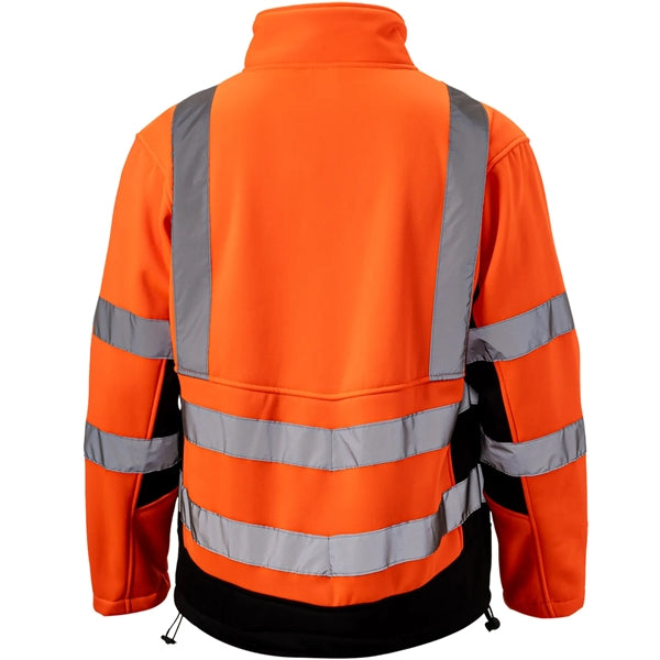 Premium Hi Vis Reflective Tape Safety Full Zip Jacket