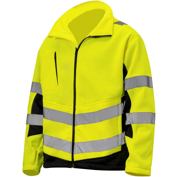 Premium Hi Vis Reflective Tape Safety Full Zip Jacket