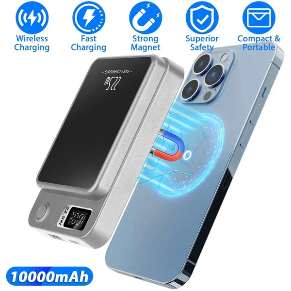 10000mAh Magnetic Wireless Charging Bank