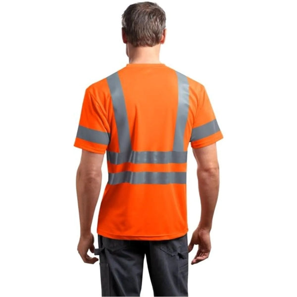 Hi-Viz Class 3 Reflective Tape Safety Workwear Shirt Pocket