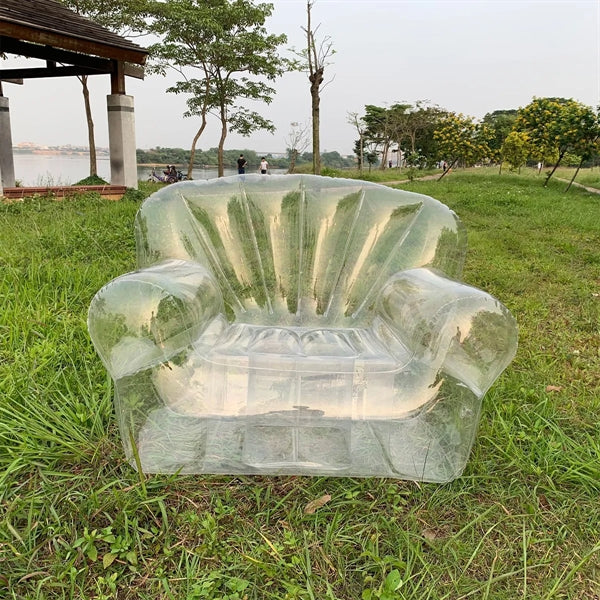 Transparent Clear Inflatable Chair Sofa Seat