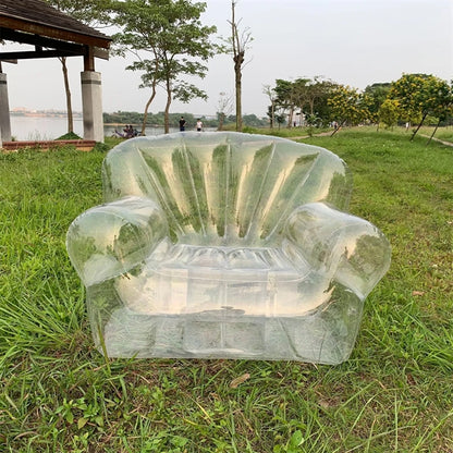 Transparent Clear Inflatable Chair Sofa Seat