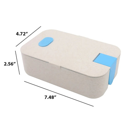 Wheat Straw Lunch Set With Phone Holder