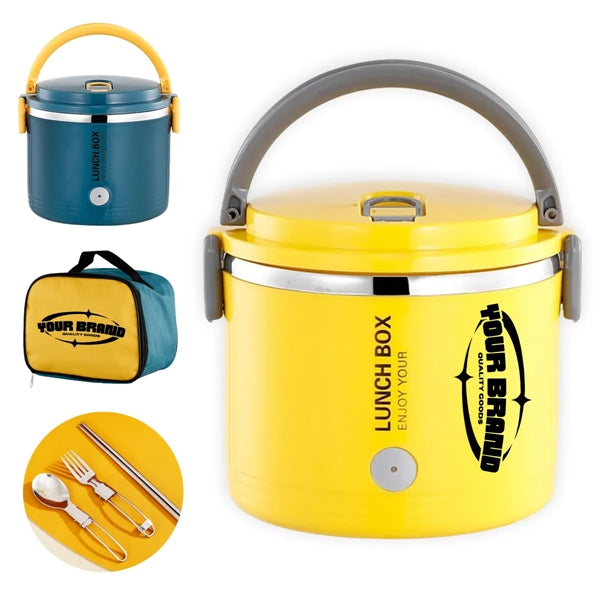 Home Car Insulation Electric Stainless Steel Lunch Box