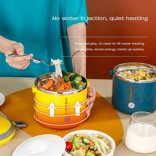 Home Car Insulation Electric Stainless Steel Lunch Box