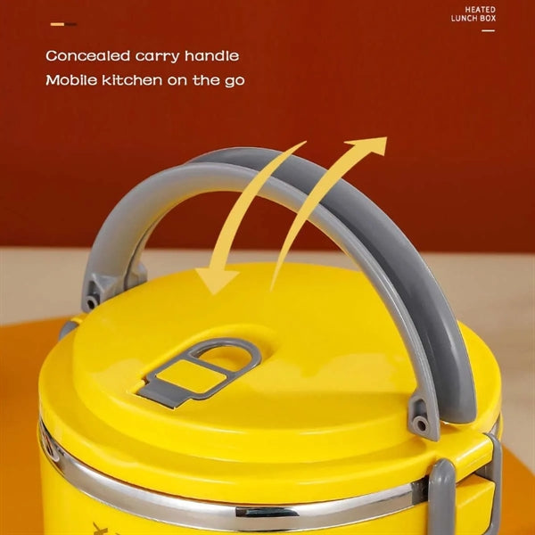 Home Car Insulation Electric Stainless Steel Lunch Box