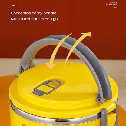 Home Car Insulation Electric Stainless Steel Lunch Box