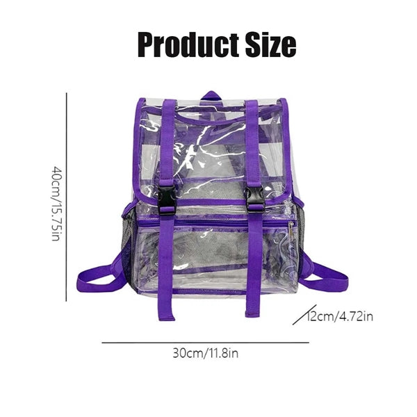 Large Capacity Clear Bags Stadium Approved School Backpacks