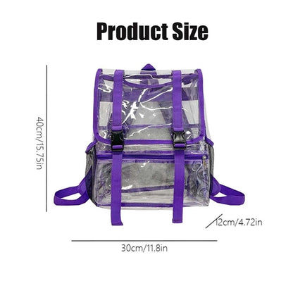 Large Capacity Clear Bags Stadium Approved School Backpacks