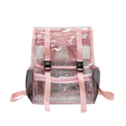 Large Capacity Clear Bags Stadium Approved School Backpacks