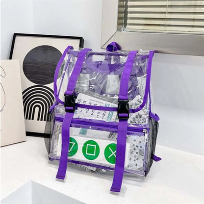 Large Capacity Clear Bags Stadium Approved School Backpacks