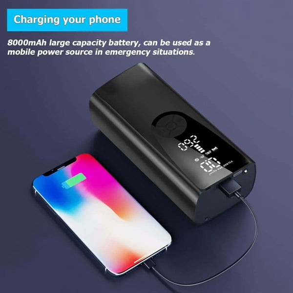 6000mAh Electric Portable Air Pump Tire Inflator Compressor