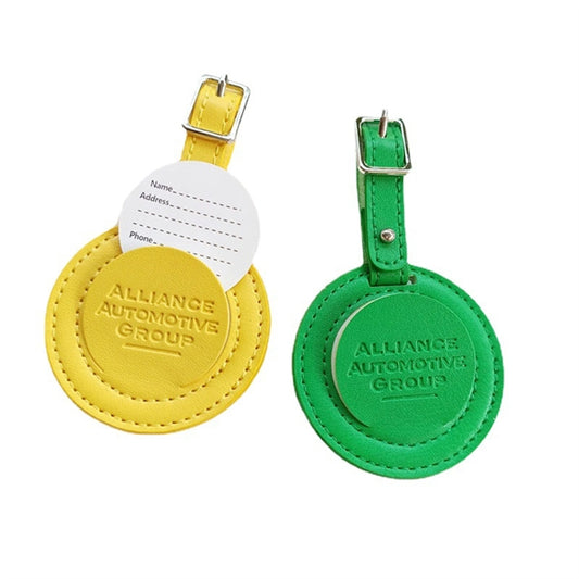 Pu Leather Travel Luggage Bag Tag
