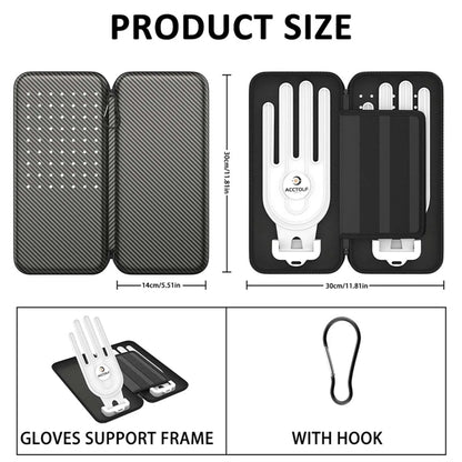 Professional Golf Accessories Box with Gloves Holder