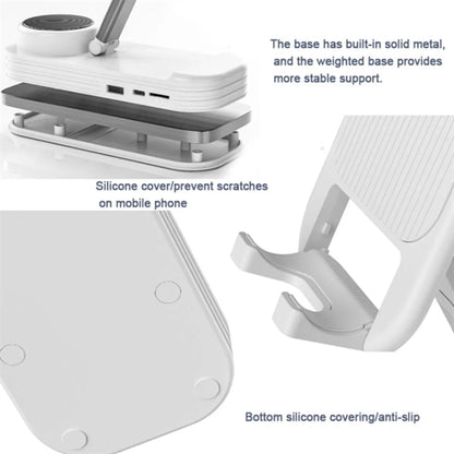 2 In 1 Folding Lifting Phone Stand Desktop Speaker 1800mAh