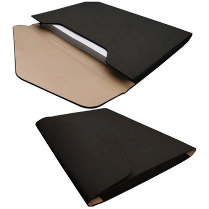 PU Leather A4 File Document Folder Portfolio with lanyard