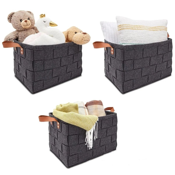 Felt Storage Basket Organizer